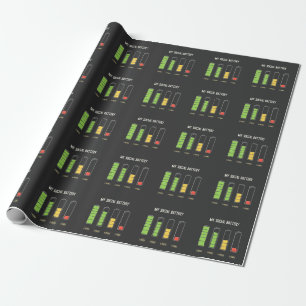 Mein Sozialakku stellt sozialen Spaß vor Geschenkpapier