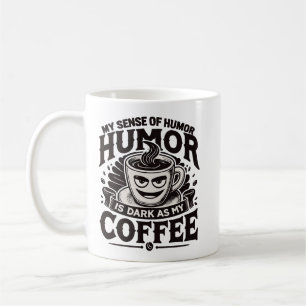 Mein Spaß ist so dunkel wie mein Kaffee - komische Kaffeetasse