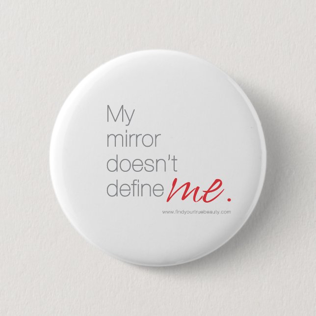 Mein Spiegel definiert mich nicht Button (Vorderseite)