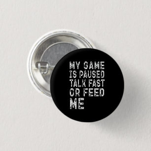 Mein Spiel Ist Pausiert Rede Schnell Oder Füttere Button