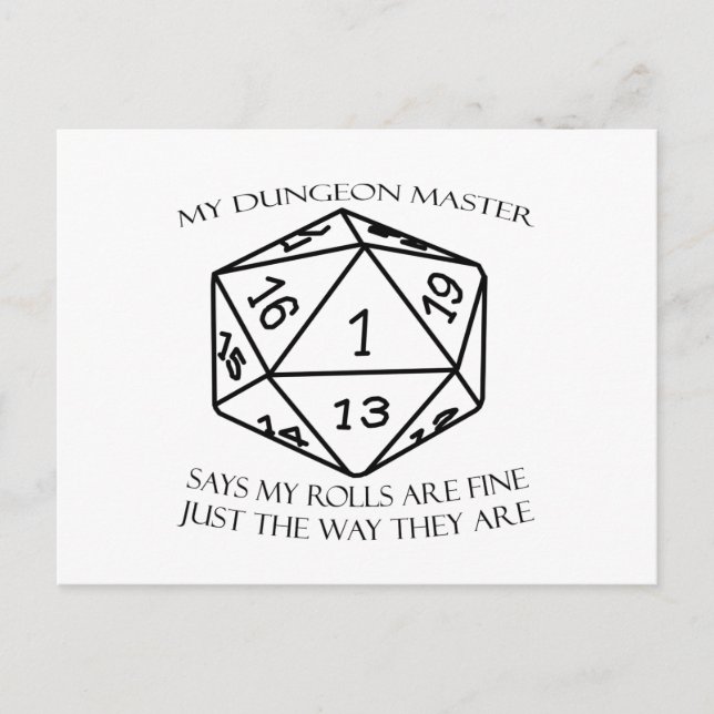 Mein Spielleiter Postkarte (Vorderseite)