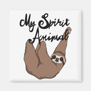 Mein Spirit Animal Niedlich Sloth Magnet