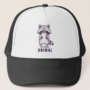 Mein Spirit Animal Raccoon Truckerkappe