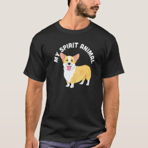 Mein spirituelles Tier Corgi Hundemama und Hundepa T-Shirt