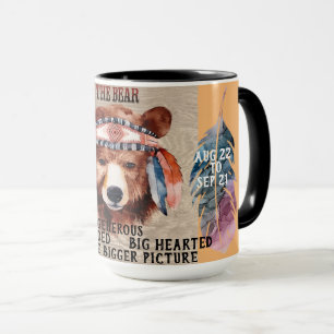"Mein spirituelles Tier" Der Bär Kaffeetasse