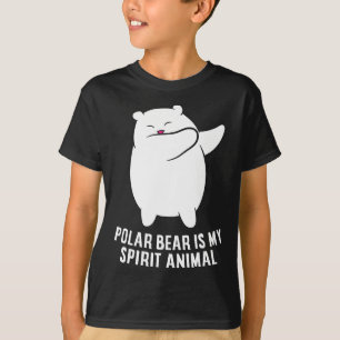 Mein spirituelles Tier  Eisbär Süßer Eisbär-Fan T-Shirt