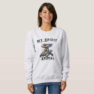 Mein spirituelles Tier Faultier Sweatshirt - Lusti