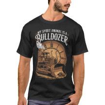 Mein spirituelles Tier ist Bulldozer Vintage Const