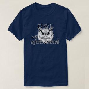 Mein spirituelles Tier ist die Eule Weise, still T-Shirt