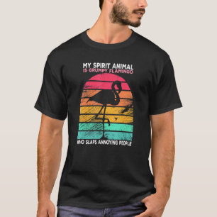 Mein spirituelles Tier ist grimmiger Flamingo Zita T-Shirt