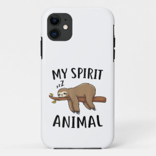 Mein spirituelles Tier Lustiges Faultier Geschenk Case-Mate iPhone Hülle