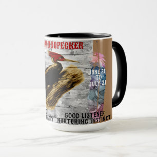 "Mein spirituelles Tier" Specht-Kaffeetasse Tasse