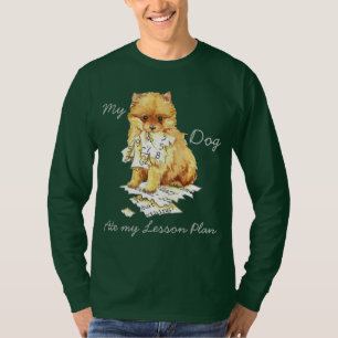 Mein Spitz hat meinen Lektionsplan aufgegriffen T-Shirt
