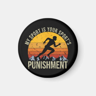 Mein Sport ist Ihr Sportstrafgleis Magnet