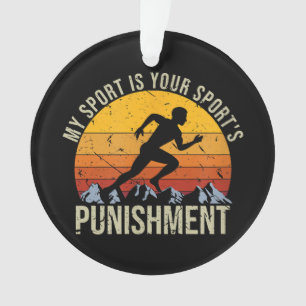 Mein Sport ist Ihr Sportstrafgleis Ornament