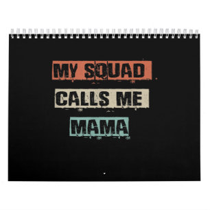 Mein Squad nennt Mama Funny Workout Gym Mama Gesch Kalender