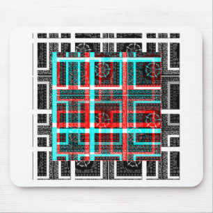 Mein Square Maze Design Mousepad