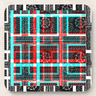 Mein Square Maze Design Untersetzer