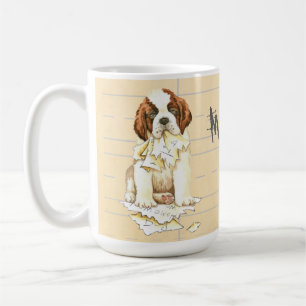 Mein St. Bernard Ate meine Hausaufgaben Tasse