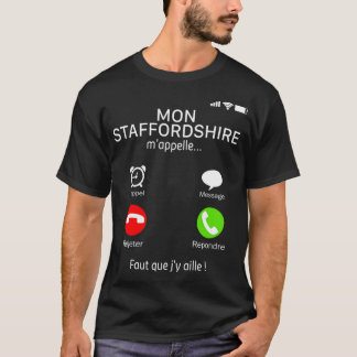 Mein Staffordshire Bull Terrier Dog nennt mich Tel T-Shirt