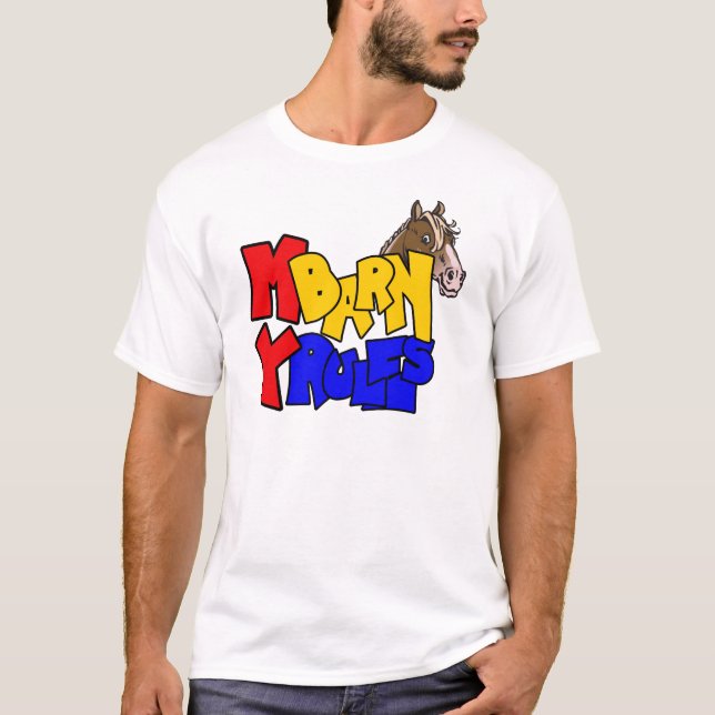 Mein Stall Meine Herren Pferd 2 T-Shirt (Vorderseite)