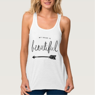 Mein Stamm ist schönes stilvolles Hand-Mit Tank Top