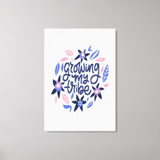 Mein Stamm wachsen Leinwanddruck