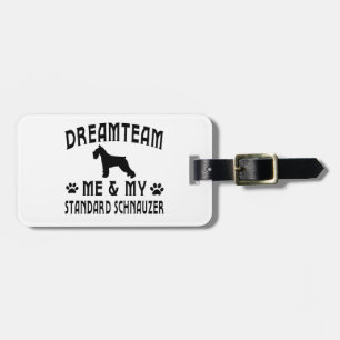 Mein Standardschnauzer-Hund Gepäckanhänger