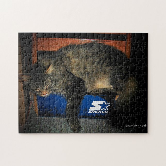 Mein Starter ist gebrochenes Katzenmeme Jigsaw Puz Puzzle (Horizontal)