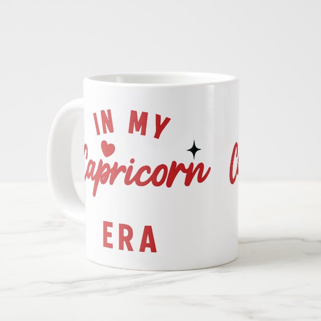 mein Steinbock-Zeitalter Tasse Geschenk ,Steinbock (Vorderseite Links)