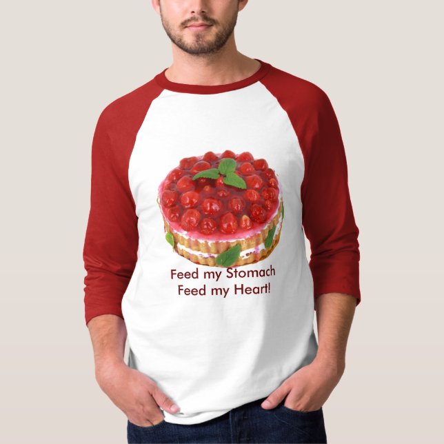 Mein Stomach mit Cake-Shirt gefüttert T-Shirt (Vorderseite)