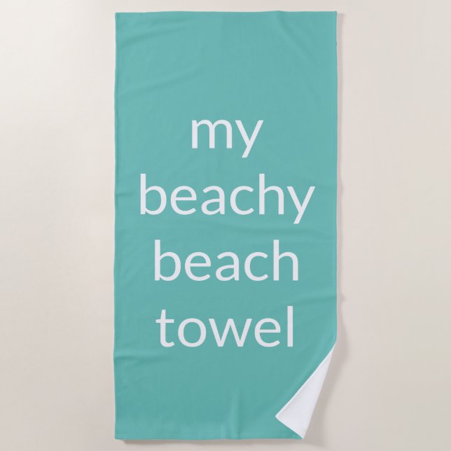 mein Strandtuch (Vorderseite)
