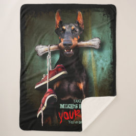 Mein Stuck, Dein Leben: Dobermann Dog & Bone - Fun Sherpadecke