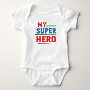 Mein Super Hero Baby Strampler