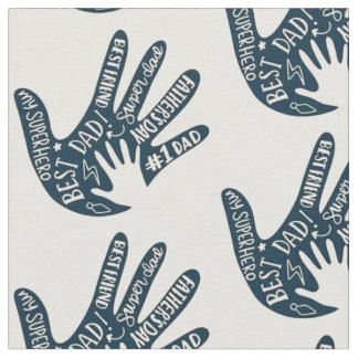 Mein Super Hero bester Vater Baumwollstoff Stoff