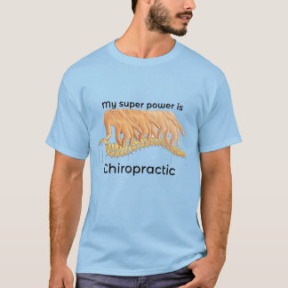 Mein Super-Power ist Chiropraktisches Men-T-Shirt T-Shirt