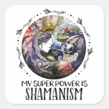 Mein Super-Power ist Shamanism-Sticker