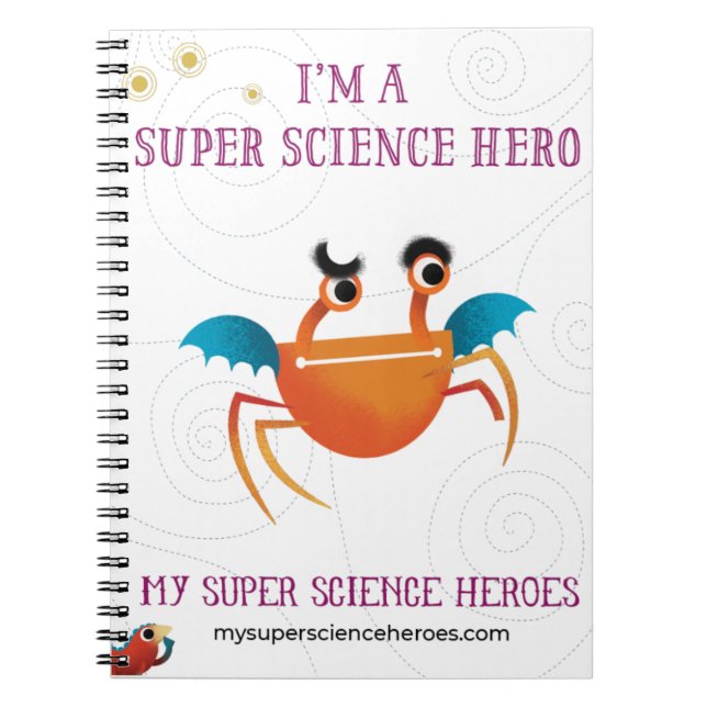 Mein Super Science Notebook - Orange Minion Notizblock (Vorderseite)