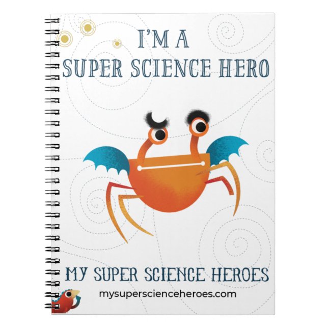 Mein Super Science Notebook - Orange Minion Notizblock (Vorderseite)