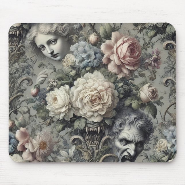 Mein süßer Fang - gotisch Viktorianisch Mousepad (Vorne)