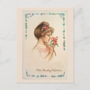 Mein süßer Valentinstag-Alte Postkarte