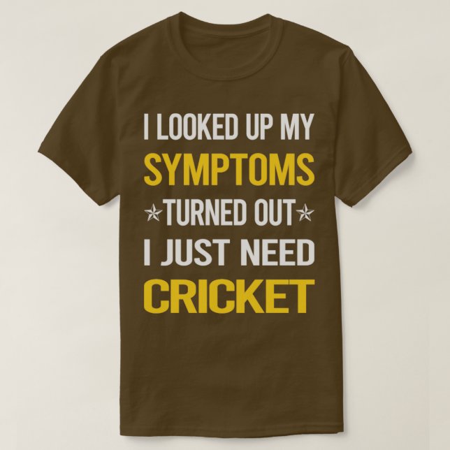 Mein Symptomkricket T-Shirt (Design vorne)