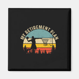 Mein T-Shirt für den Rentenplan Vintage Bysketbyll Magnet