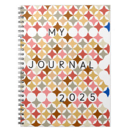 MEIN TAGEBUCH 2025 Tagebuch mit einfachen grafisch