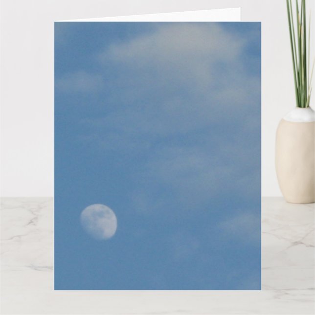 Mein Tagesmond - Große Portrait-Grußkarte Karte (Vorderseite)