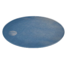 Mein Tagesmond - Round Glass Chopping Board Schneidebrett