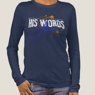 Mein tägliches Brot Christentum Christus Jesus Bla Tri-Blend Shirt