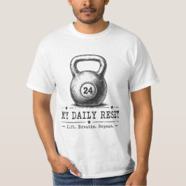 Mein tägliches Reset | Lift Breathe Repeat Workout T-Shirt