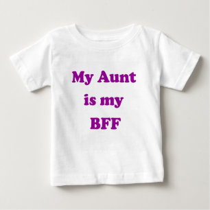 MEIN TANTE IS MY BFF Geschenk für Baby T-shirt