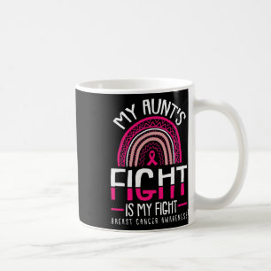 Mein Tanten-Kampf ist mein Brustkrebsbewusstsein Kaffeetasse